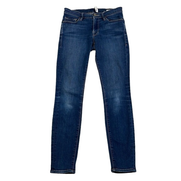 Frame Jeans Women's 26 Blue Denim Le Skinny de Jeanne Queens Way USA - Picture 1 of 13